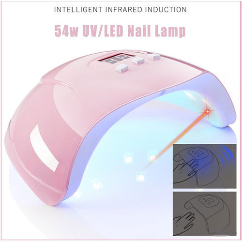 UV LED Nail Gel and Semi Gel Dryer 54W with USB Cable 3