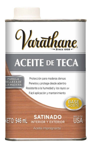 Rust-Oleum Varathane Teak Oil 1L 0