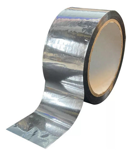 Materflex Cinta Adhesiva Aluminizada 48mm X 50 M Para Conductos Chapas 0