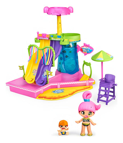 Famosa Pinypon Water Park with 2 Figures and Accessories 1