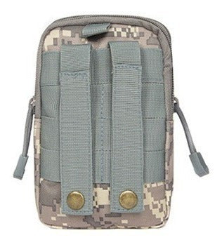 Riñonera Molle Edc Tactico Militar Porta Celular Acu 4