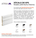 EPS Curves Baseboard Atrim 2319 Anti Moisture Porcelain Tile 2