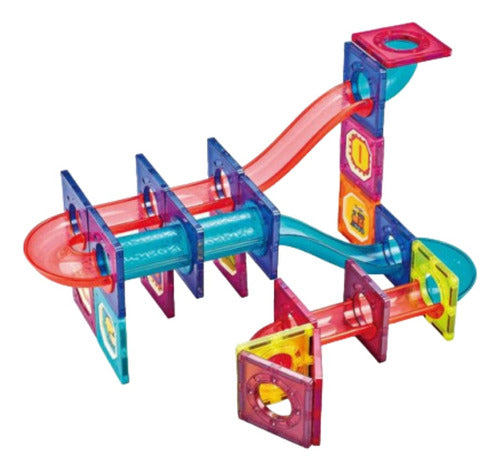 Explorer Fan Magnetic Blocks Maze Slide Set 52 Pcs MG50 0