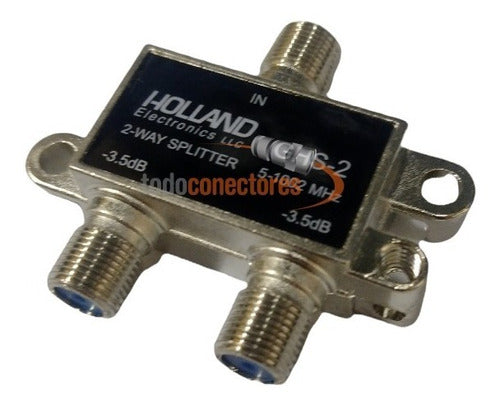 Holland GHS-2 Coaxial TV Signal Splitter 1