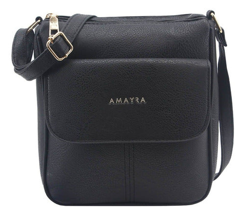 Amayra Backpack 67.C2237 with Double Closure, Pockets, and Flap 0
