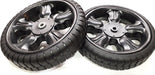 Set of 2 Lawn Mower Wheels 23 cm 0