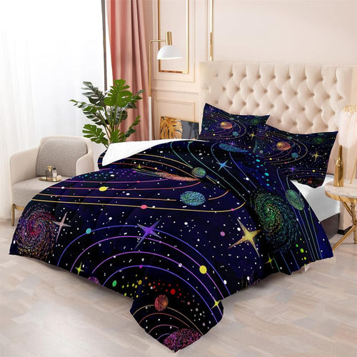 Okalayni Twin Comforter Sets For Boys Girls Kids Teens Space 2