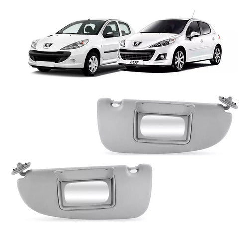 Peu Par Parasoles Peugeot 206 - 2001/14 - 207 - 06/14 0