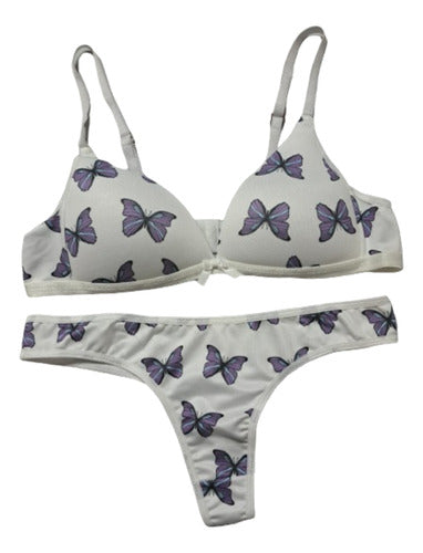 Letícia Conjunto Triangulo Mariposas 5