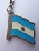 Mundial Metal Keychain - Argentina Flag 2