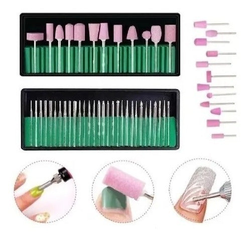 Yydsmart Professional Nail Drill Set + 47 Manicure Pedicure Bits 1