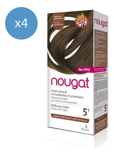 Nougat Pack Semi-Permanent Hair Color Kit 5.1 0