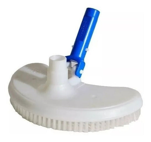 Lightweight Half Moon Pool Cleaning Brush for Small Pools by Vulcano 0