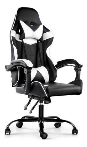 Lumax Gaming Chair ROM Black/Blue, Red, Gray, White 4