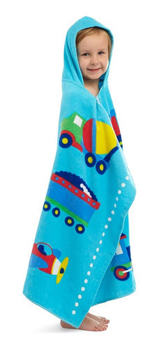 Wildkin Kids Hooded Beach Towel for Boys and Girls 0