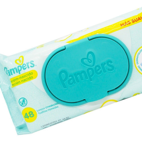 Pampers Kit X3 Wet Wipes for Newborns - Soft and Gentle 4