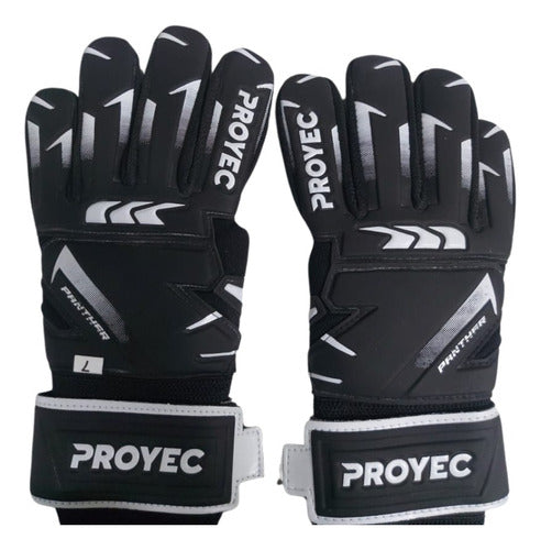 Proyec Panther Black/White Goalkeeper Gloves 0