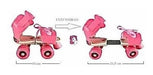 Devoto Toys Adjustable Roller Skates for Girls Ages 3 to 6 4