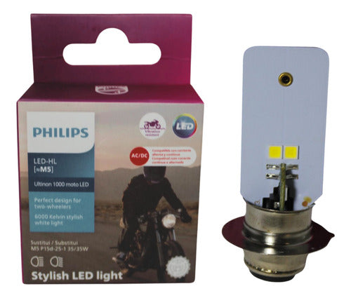 Lâmpada Farol De Led Philips M5 Bros125 Bros150 Biz 100 125 0