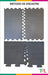Interlocking Eva Foam Floor 1x1 (90x90cm) with Gym Detail 20mm 2