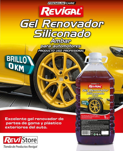 Revigal Revitalizing Gel for Tires and Rubber Mats 1