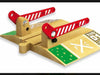 Trencity Wooden Train Level Crossing Set - 3 Pieces 2