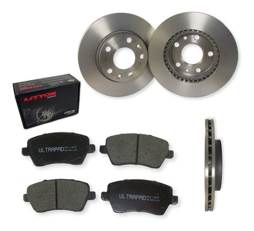 Kit Discos Y Pastillas Renault Duster Orch 1.6 16v Delantero 0