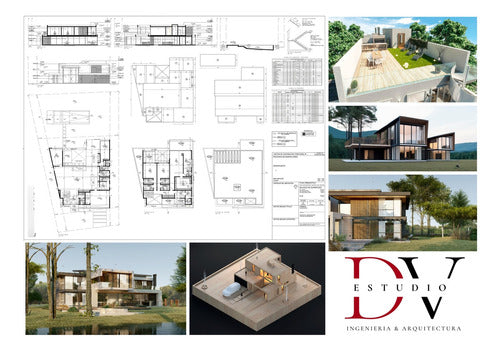 Estudio DV Arquitectura Planos Autocad Anteproyecto Revit Sketchup 3