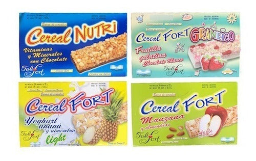 Felfort Pack X 12 Cajas Barrita Cereal Fort X 24u A Eleccion 0