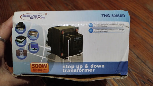 Transformador 220v-110v /500w Seven Star 1