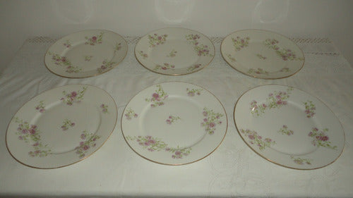 Finos Platos Llanos Porcelana Paris Limoges De 1900 Miralos 1