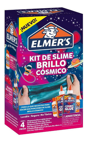 Elmer's Cosmic Glow Slime Kit - 4 Pieces Arts and Crafts 4