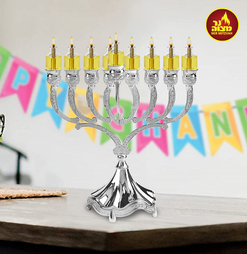 Velas Ner Mitzvah, Copas De Aceite De Oliva Pre-llenadas, Ha 5