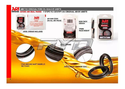 Ariete Fork Seals Honda CBR 1000 RR Fireblade 2