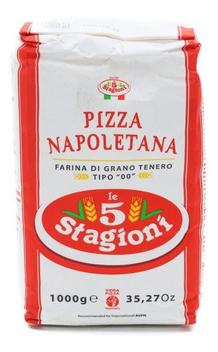 Harina Italiana 5 Stagioni 1 Kg Pizza Napoletana Panes 0