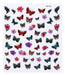 Self-Adhesive Nail Stickers - Butterflies - Nail Art 91