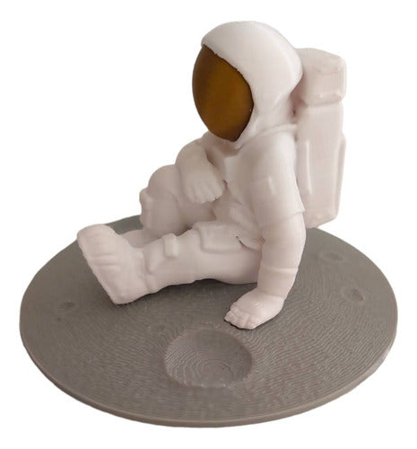 Rocket 3D Design Astronaut Moon Thematic Cake Decoration 3D Not Painted 7