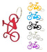 Set of 15 Bike Keychain Bottle Opener Souvenir Metallic Openers 2