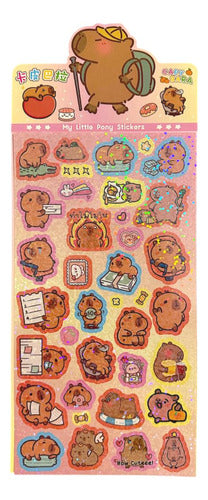 Stickers Capibara Carpincho Edicion  Cute Kawaii 0