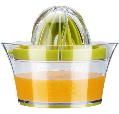 Fashion Deco Citrus Juicer Manual, 4 in 1, Orange, Grater 3