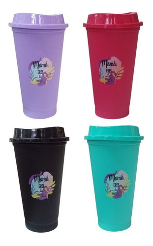 Reusable Mother's Day Gift Souvenir Designs Pastel Colors Starbucks Style Cup 3