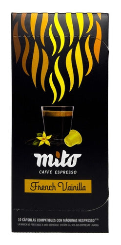 New! Mito French Vanilla Coffee Capsules Compatible with Nespresso 3