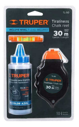 Truper Chalk Line with Level 30 Meters TL-50 1
