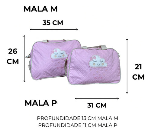 Bolsa Maternidade Rosa Menina 3