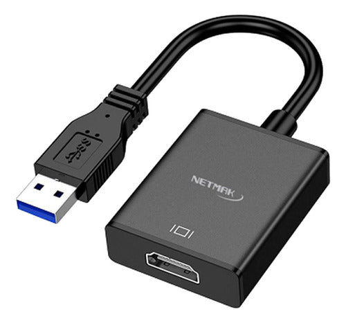 Netmak USB 3.0 to HDMI Converter NM-TC35 0