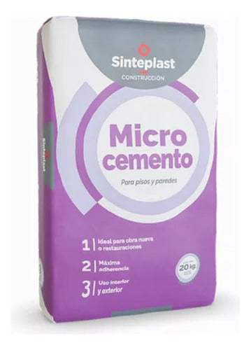 Sinteplast Microcemento Base Niveladora X 20 Kg 0