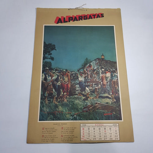 Antiguo Almanaque Alpargatas 1938 Zavattaro Compl Mag 61195 0