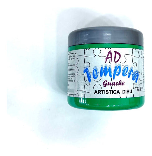 Artistica Dibu Ad Tempera Artistica Escolar Colores Pote X200 Ml X1 U 0