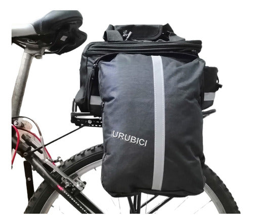 Taiwan Alforja Bolso Para Bicicleta Negro Con Funda Reflectiva 0