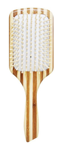 Jessamy Bamboo Hair Brush Paleta Madera De Bamboo C1142 1